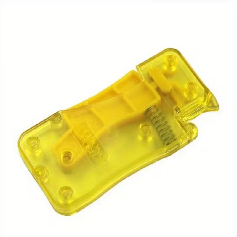 

5pcs Lemon Yellow Auto Needle Threader, Manual Sewing Machine Tool, for Home Crafts, Supplies