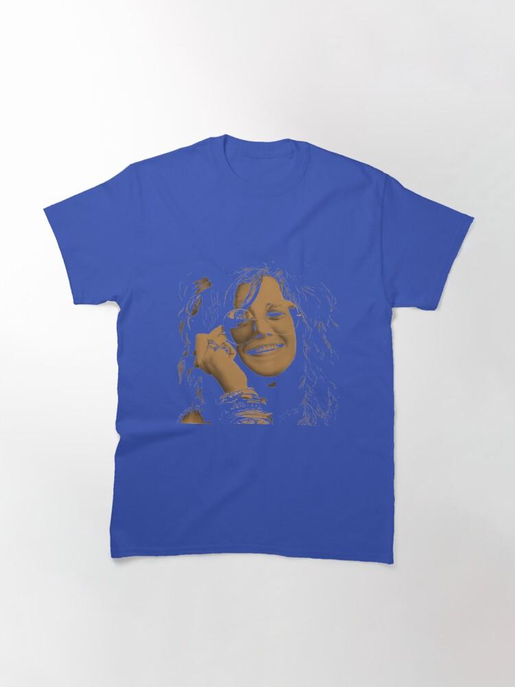 Janis Joplin Vintage Janis Joplin Art Print – Retro 70S Singer Portrait, Boho Music Tee | Limited Edition Classic T-Shirt