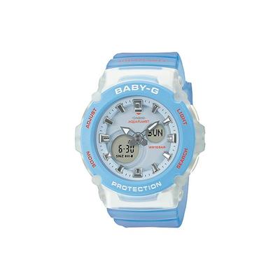 BABY G Kollektion Quarzuhr 46,3*42,2mm Damenuhr Weißes Zifferblatt BGA 270AQ 2A BGA-270AQ-2A
