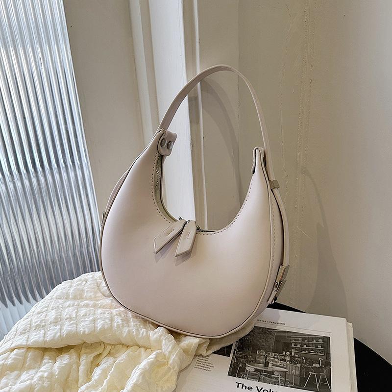 

Популярная сумка на одно плечо, персонализированная ручная маленькая круглая сумка, сумки под мышкой и сумка через плечо белый