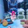 Floating Aquarium Decorations Small Cartoon Little Fairy Fish Tank Figurines Cute Decorations Landscaping Ornament Flower Fairy