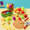 Pizza Kinder Schneidespielzeug Simulation Kunststoff Pizza Dinette Kinderspielzeug Küche Rollenspiel Essen Kochen Küchenspielzeug Für Mädchen Kinder