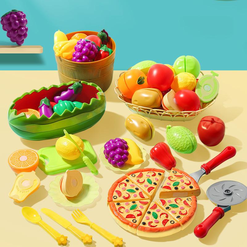Pizza Kinder Schneidespielzeug Simulation Kunststoff Pizza Dinette Kinderspielzeug Küche Rollenspiel Essen Kochen Küchenspielzeug Für Mädchen Kinder