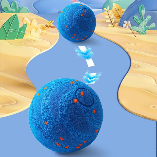 Smart Interactive Dog Ball Automatic Moving Bouncing Rolling Ball Toy 3 Play Modes USB Rechargeable Waterproof Dog Ball for Medium Large Dogs Chasing