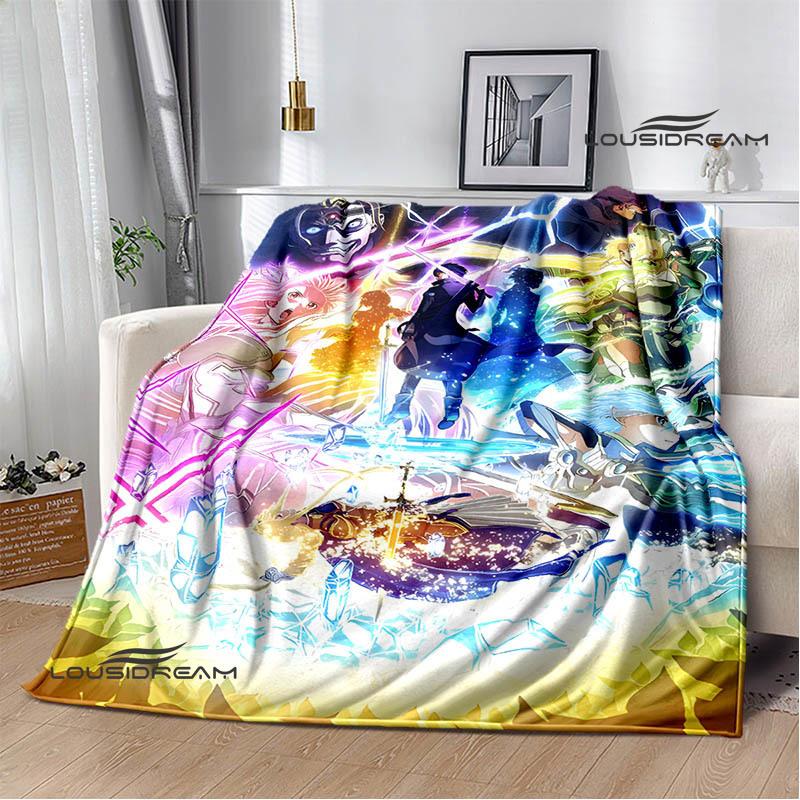 Cartoon Sword Art Online Printed Blankets Picnic Blanket Warm Flannel Blankets Home Bed Linings Blankets for Beds Birthday Gift