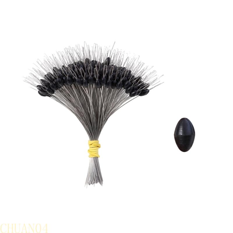A1A2 300Pcs Silicone Fishing Oval/Cylinder Float Stop Stoppers Fishing Float Fishing Bobbers Fishing Tackle Accessories