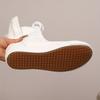 Women's Spring And Autumn Casual Sports Shoes Solid Color Simple Sports Boots