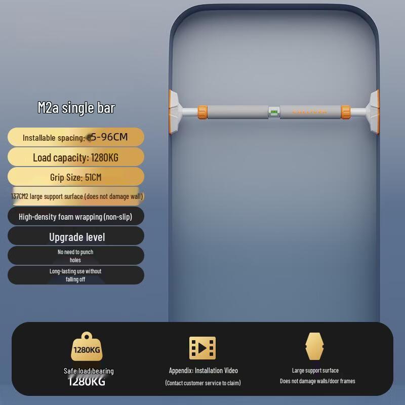 Junshi No-Drill Doorway Pull-Up Bar