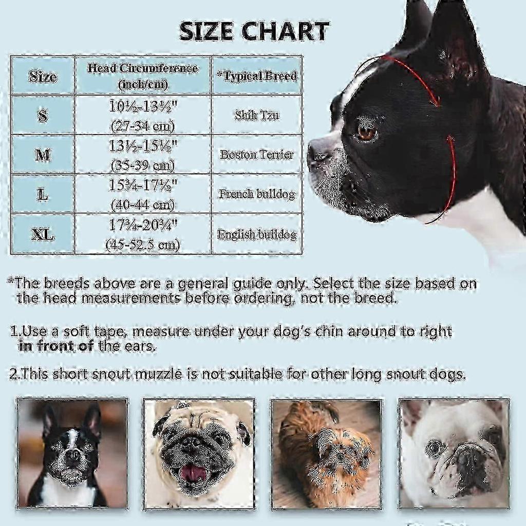 2026 Must-Have Kollektion Hundemaulkorb kompatibel für kurzschnauzige Hunde, Weiches Silikon Atmungsaktiv Bulldoggenmaulkorb kompatibel Beißen, Kauen, Lecken, Ideal c