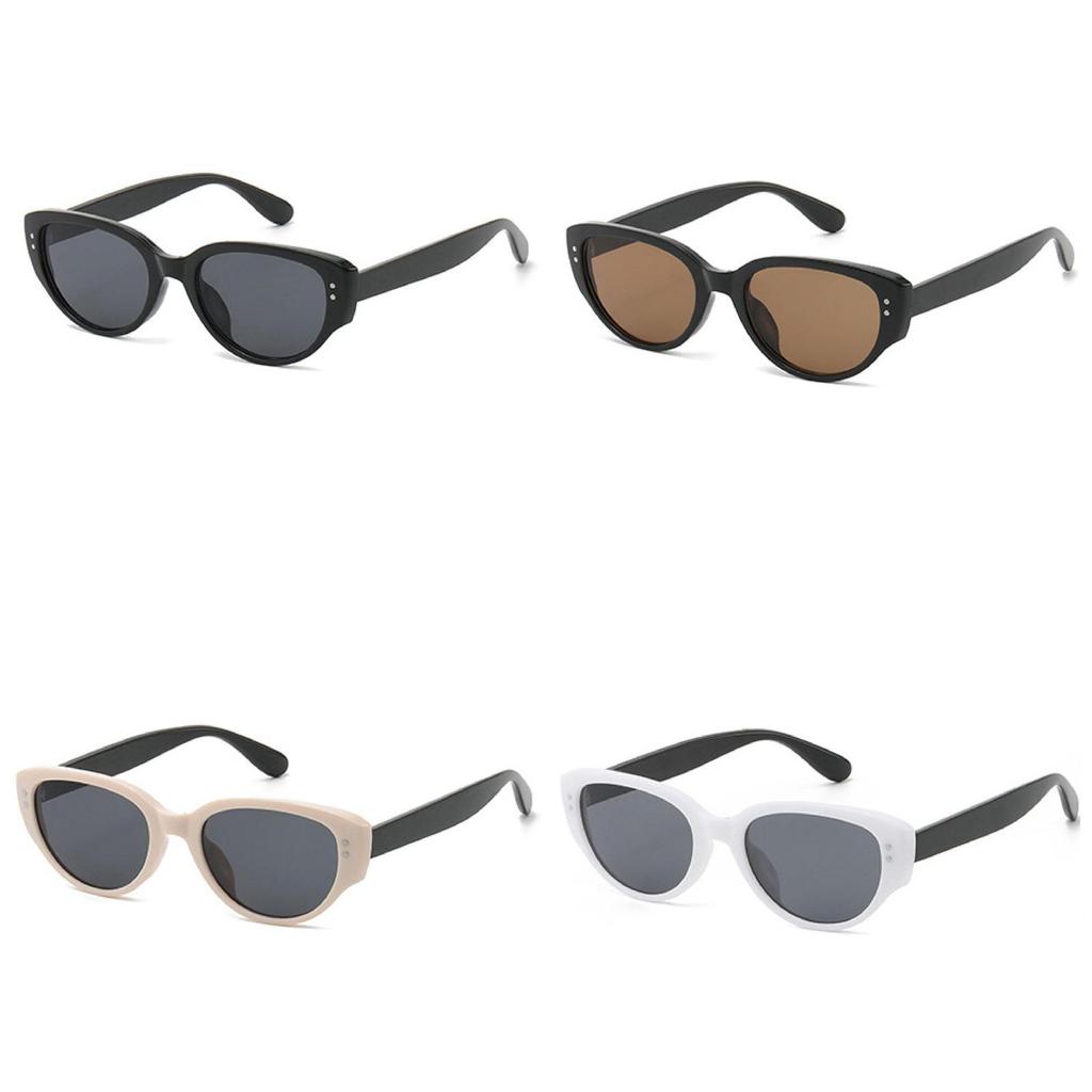 Women Modern Minimalist Cat Eye Sunglasses Summer Outdoor Protection Sun