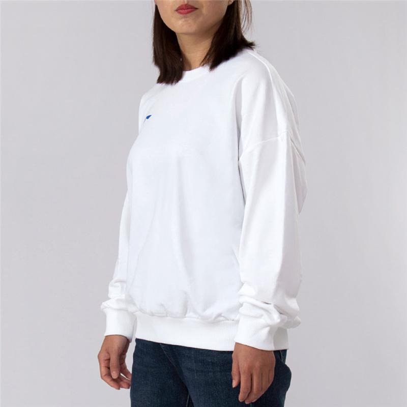 Li-Ning Color Block Logo Printed Sports Hoodie Unisex hoodies Standard-White AWDRF73-3