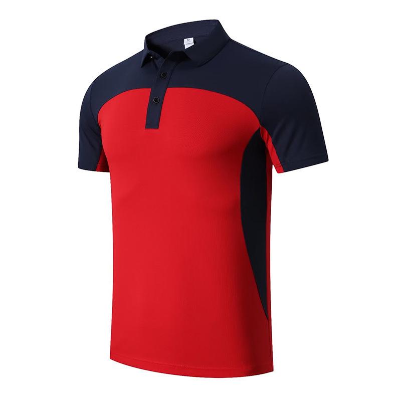 Men's Quick-Dry Short Sleeve Polo Shirt for Sports and Fitness