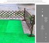 Extendable Anticorrosive Wood Garden Fence & Climbing Frame for Outdoor and Indoor Use