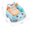1 Set Creative Fun Simulation Landline Baby Puzzle Music Story Pull Line Phone Car Toy Children Early Learning Phone Car Toys
