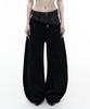 Opeoseu0012 Op. 08 Dual Oblique Cotton Pants Black