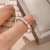 Anziw 2mm D Full Moissanite Ring for Women Sparkling Wedding Eternity Band 14k Gold Filled Wedding Engagement Ring Jewelry