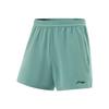 Li Ning Running Series Comfortable Casual Simple Versatile Lace-Up Sports Shorts Men Shorts Misty-Green AKSV097-7