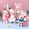New 16 Cm Mini Confused Doll With 13 Movable Joint 3D Big Eyes For Girls Diy Dress Up