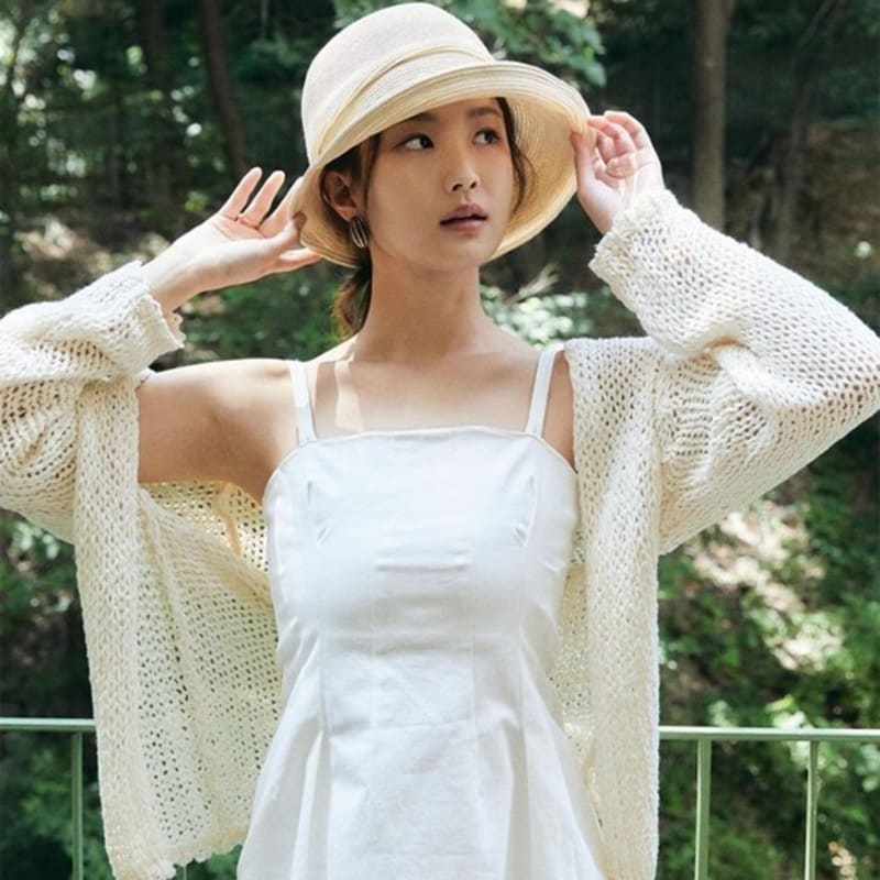 

ACCLET Раттан Широкая Плиссированная Панама H006_БЕЖЕВЫЙ beige