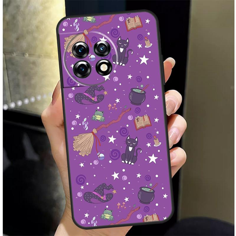 Witch Frog Cover For OnePlus 13 13R 12 12R 11 10 Pro 8T 10T OnePlus Nord 4 CE 3 2 Lite N30 N20 N10 Case