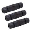 3Pcs Waterproof Cable Connector 4 Pin Straight Through IP68 Waterproof Connector for Fountains LED Outdoor Light