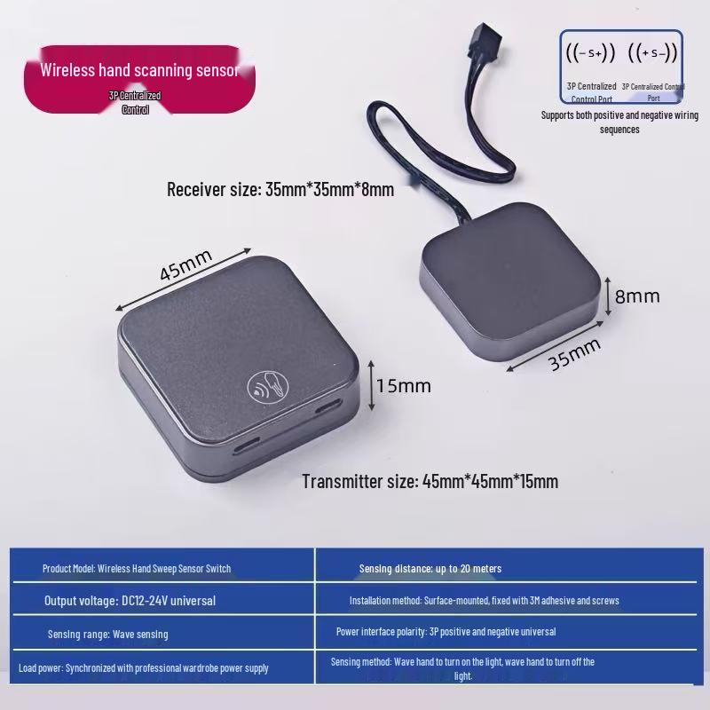 Wireless Touch Type-C Door Control and Cabinet Light Controller