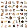 10/25/50pcs Jungle Zoo Wild Animal Stickers cartoon for Shower Wall Decal Notebook Water Bottle Luggage Laptop Phone laptop