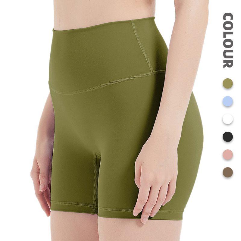 Fitness Pants for Women Spring and Summer Peach Hip High-Waist Quick-Drying Yoga Shorts Training Running Sports Tight Shorts