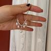 Gioielli di Moda Collana a Catena Clavicolare in Argento Sterling 925 per Donne Gioielli Collana con Pendente a Frange in Argento 925 Personalizzata