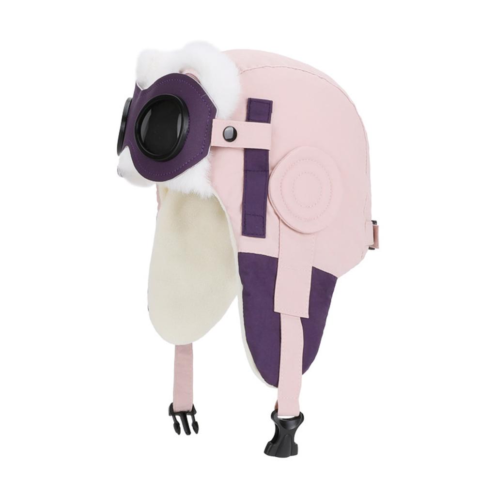 Wintermütze für Kinder, Retro Lei Feng Mütze, Mütze mit warmem Fleece, Ohr-, Motorradmütze zum Fahren