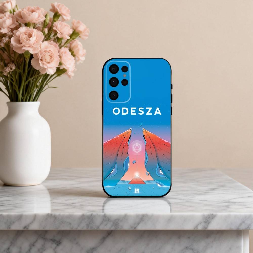 Electronic O-ODESZA-A Band Phone Case For Samsung S25,S24,S21,S22,S23,S30,Ultra,S20,Plus,Others Soft Black Cover