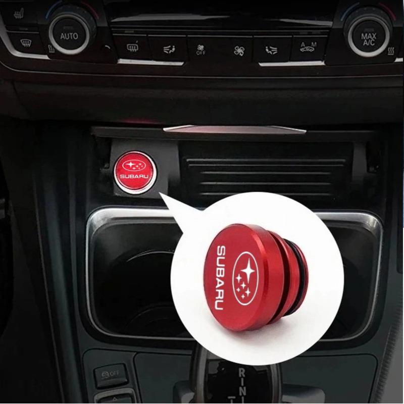 Alloy Car Cigarette Lighter Button Dustproof Cap Cover for Subaru STI XV WRC WRX BRZ FORESTER IMPREZA LEGACY OUTBACK TRIBECA Z9