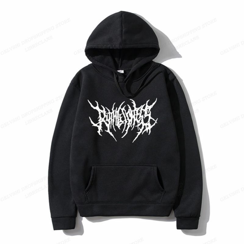 

Gothic Hoodie Men Women Fashion Hoodies Autumn Winter Fleece Streetwear Tops XL