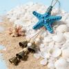Wooden Beads Starfish Wind Chime Metal Bells Ocean Themed Hanging Ornament Beach Decor Summer