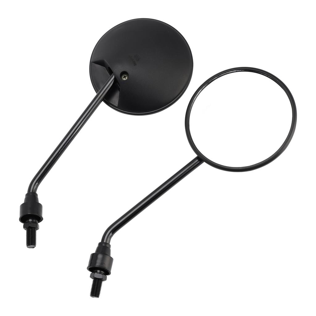 Black 10mm Rearview Mirror Set For Honda XL600V XL650V XL700V Transalp 1994-2010