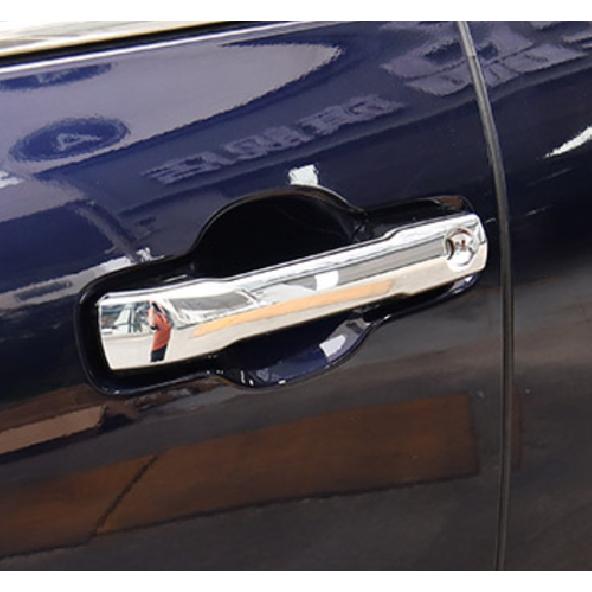 Half Pack Door Handle Lid Frame Cover Trim For - Toyota Tundra Chrome