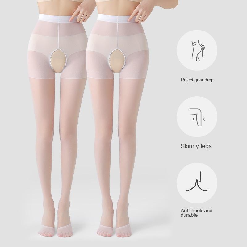 Tall Crotch Pantyhose Female Ultra-Thin Snag-Proof Pantyhose