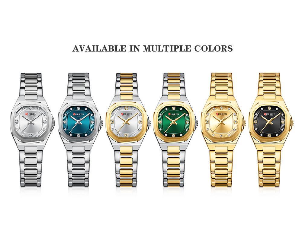 CURREN 9104 Women's Quartz Steel Band Casual Fashion Watch