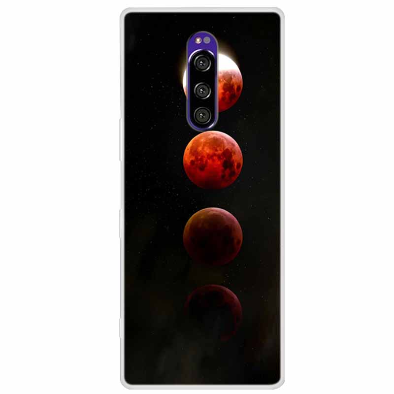 For Sony Xperia 1 Case Luxury Animals Transparent Cover for Sony Xperia1 XZ4 SO-03L SOV40 J8110 J9150 J8170 Phone Shells Covers