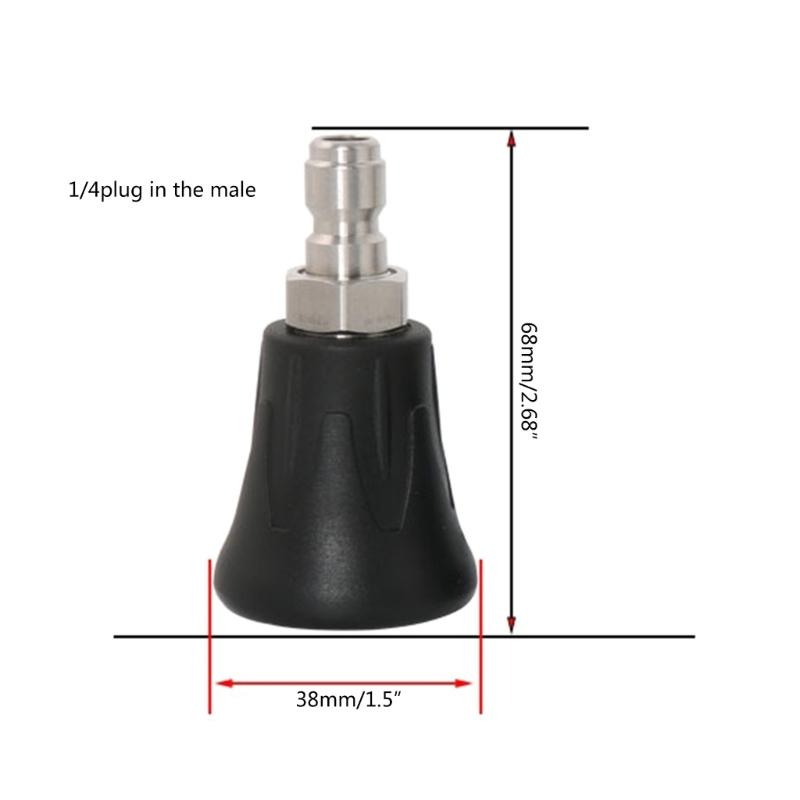 High Pressure Washer tips Nozzle Splash Sheath Nozzles for Home and Commercial Use Universal 1/4Inch Quick Connect