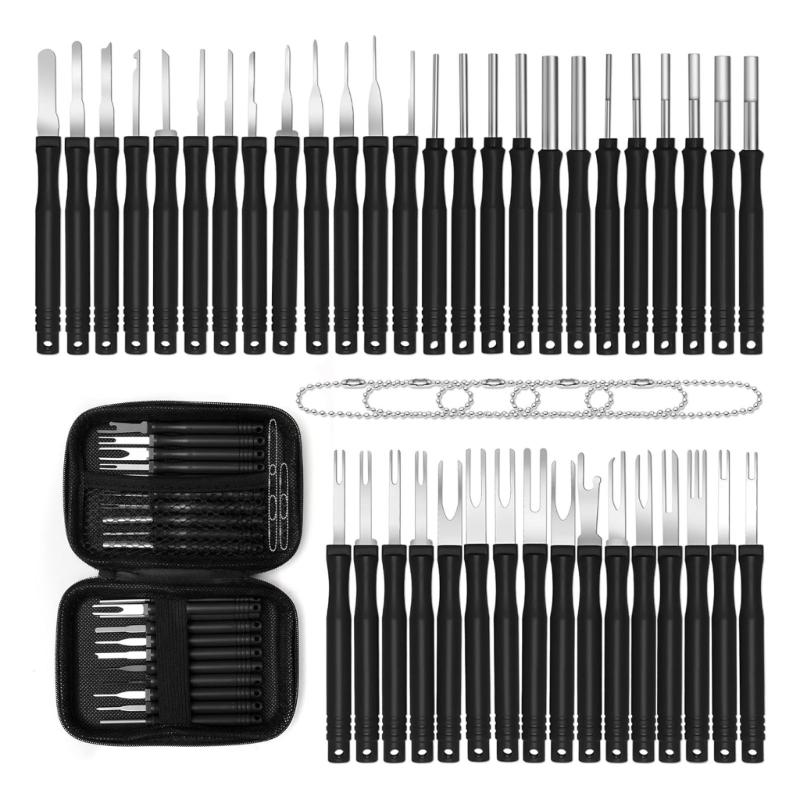 

1Set Auto Electrical Terminal Extractor Connector Separator For Secure And Efficient Connector Disassembly чорний