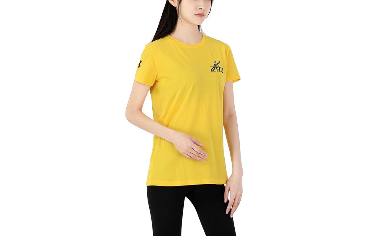 Under Armour T Shirt Women s Yellow 1363203-790 M
