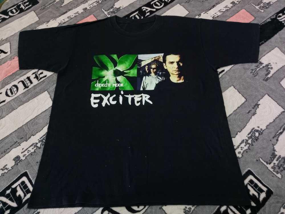 

Band Depeche Mode And Exciter Rock band T-Shirt All Size S To 5XL Unisex T-Shirt XL
