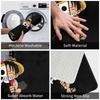 One Piece Cute Luffy Front Door Floor Entrance Mats Outdoor Straw Hat Pirates Bath Kitchen Doormat Living Room Carpet Rug