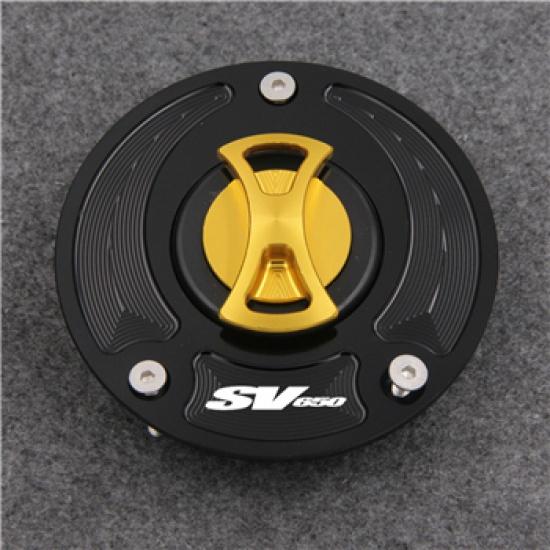 Keyless Motorcycle Fuel Gas Tank Cap Cover For SUZUKI SV 650 SV650/SV650S 2003-2013 2005 2006 2007 2008 2009 2010 2011