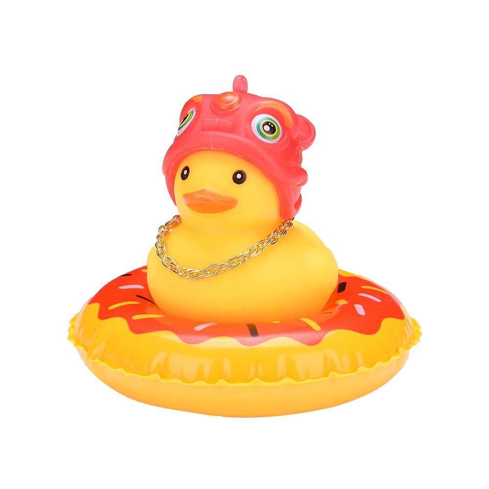 

Рождественские резиновые утки Желтая уточка Украшение для автомобиля Декор приборной панели Милые пищащие утки Украшения Аксессуары для интерьера