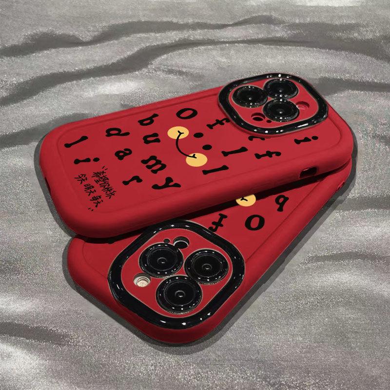 

Надеюсь, вы счастливы и улыбаетесь. Подходит для чехла для телефона iPhone 15 Promax Apple 14 Plus Пухлый чехол iPhone 15