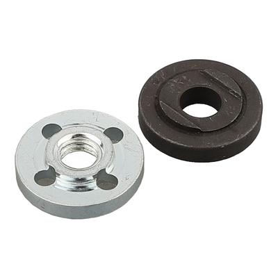 M10 Thread Angle Grinder Pressure Plate Metal Inner Outer Flange Nut Set Tools Metal Hand Tool Hardware Accessories