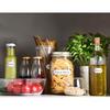 CHUBBIEE Removable Waterproof Food Labels, Write-on Kitchen Labels for POP Food Storage Containers, Jars and Home Organization, Pantry & Spice