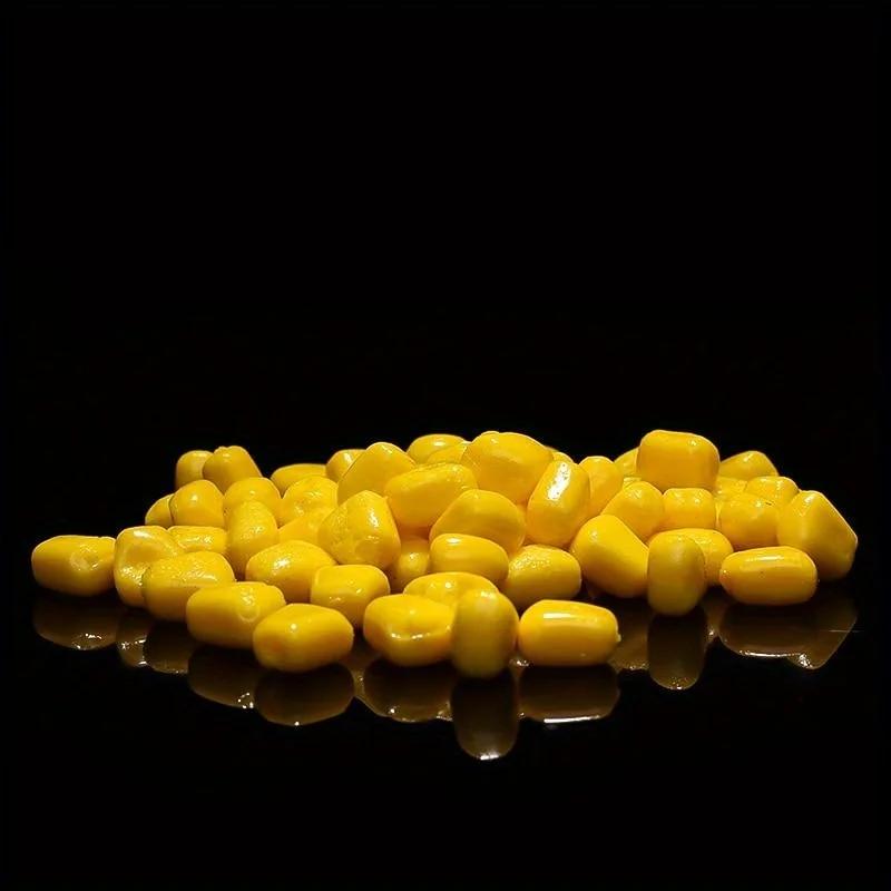 100Pcs/Pack Fishing Corn Floating Boilies Flavoured Soft Lure Silicone Bait for Grass Carp Artificial Bait
